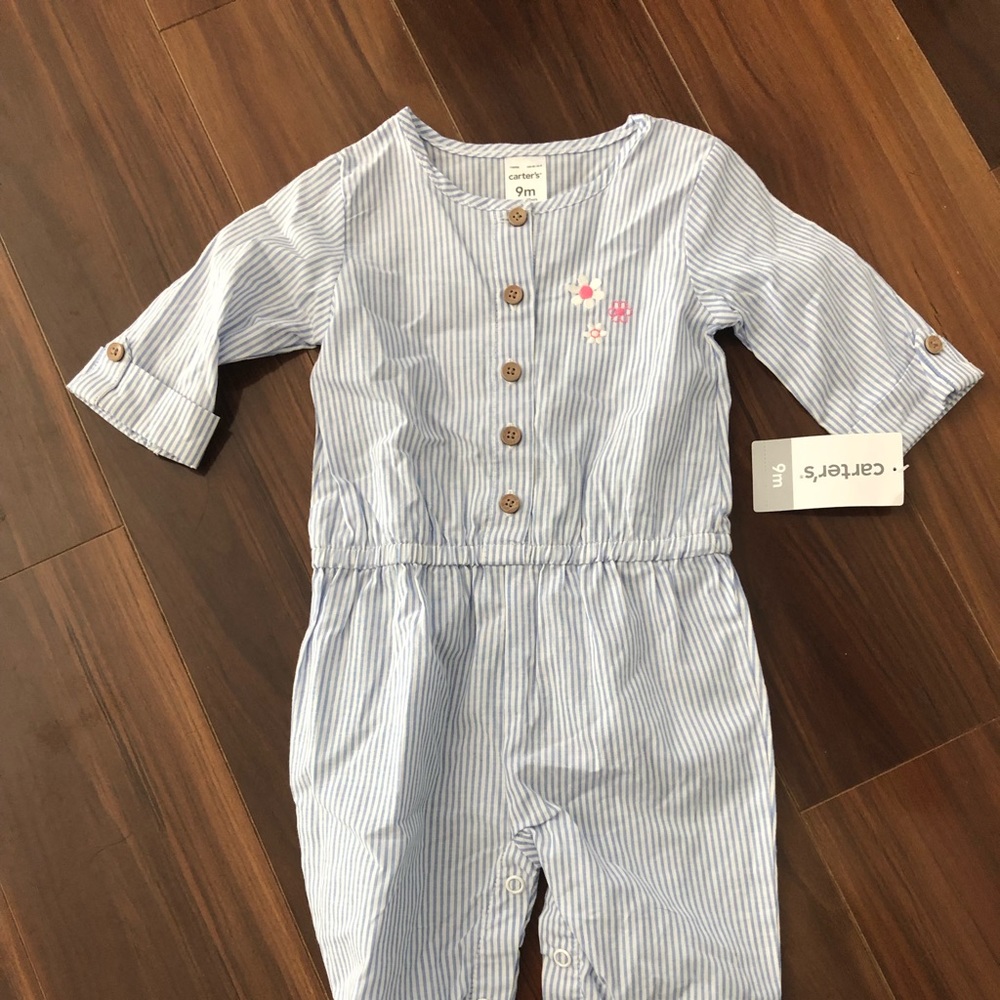 Carters one piece girls romper 9 months